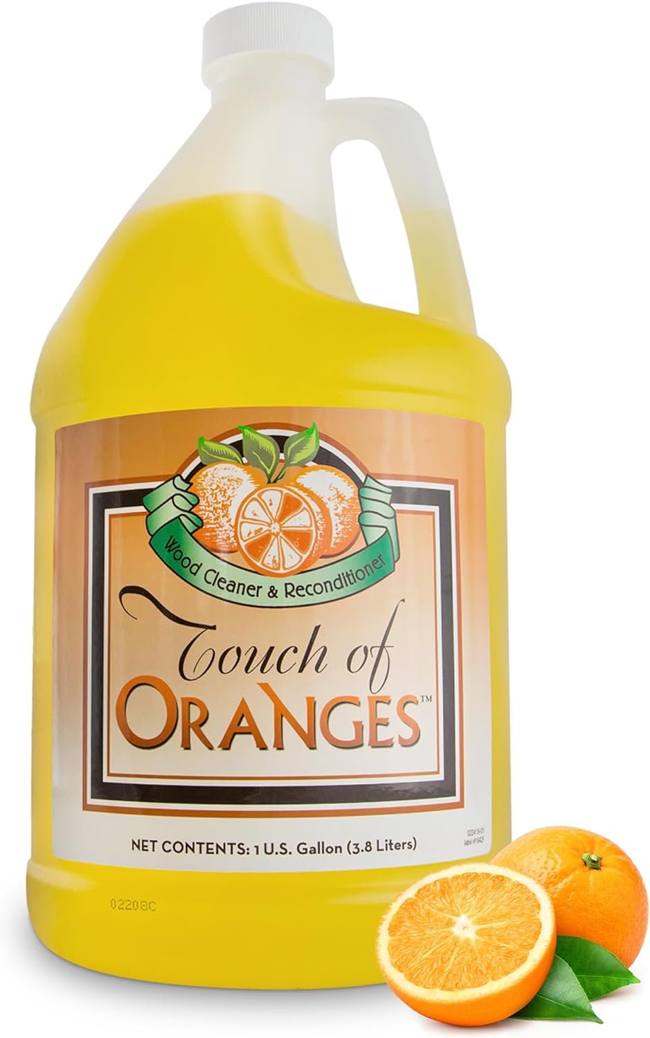 Wood Cleaner & Polish Spray Real Orange Oil Luster Finish, Clean Kitchen Cabinets, Hardwood Floor and All Wood, Restorer, Conditioner - (1 Gallon)