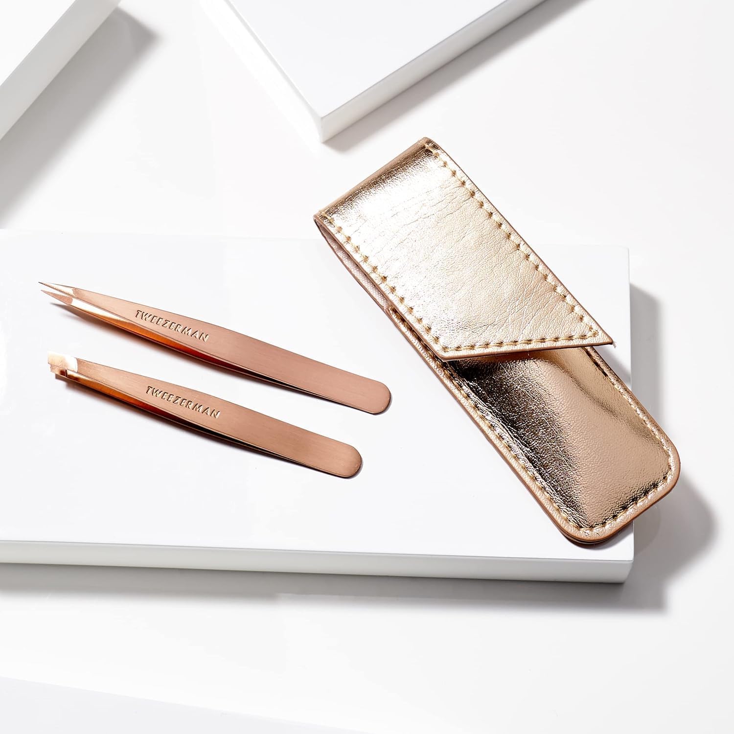 Tweezerman Petite Tweeze Set, Rose Gold : Amazon.co.uk: Health & Personal Care