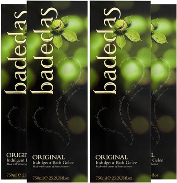 Badedas Original Indulgent Bubble Bath Gel Enriched With Natural Horse Chestnut Extract For A Luxury Bubble Bath, 4 Pack Of 750 Ml