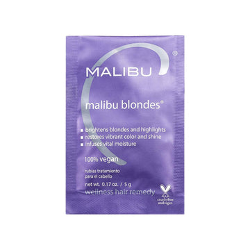 Malibu C Blondes Wellness Remedy - Removes Discoloration From Blonde Hair - Brightening Blonde Remedy For Moisturized, Vibrant Strands