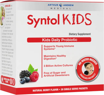 Arthur Andrew Medical, Syntol Kids, Daily Probiotic Supplement for Dig0.63 Ounces