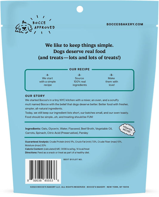 Bocce'S Bakery All-Natural Witches Brew Dog Treats, Wheat-Free, Limited Ingredient Soft & Chewy Dog Treats, Inspired By Halloween, 6 Oz