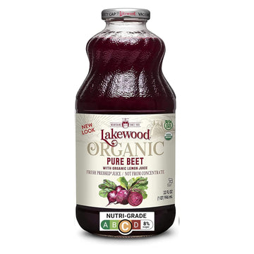 Lakewood Organic Beet Juice, 32 Fl Oz (Pack of 1) Package May Vary