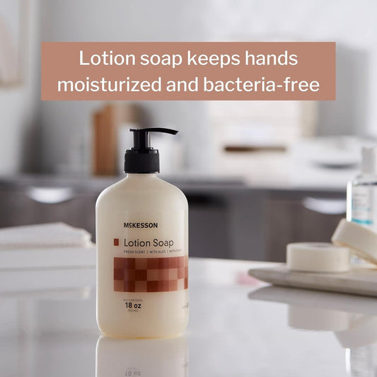 Mckesson Lotion Hand Soap - Gentle Soap With Aloe - Fresh Scent - 18 Oz, 1 Count