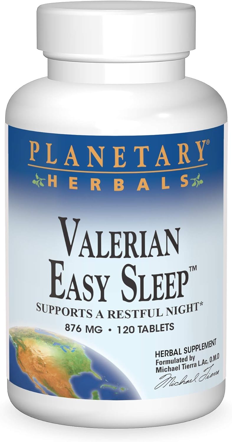 Planetary Herbals Valerian Easy Sleep 900mg - 120 Tablets