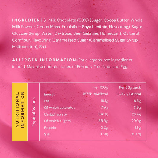 Mallow & Marsh Milk Chocolate Over Salted Caramel Mini Mallows – Multipack 12 X 36G