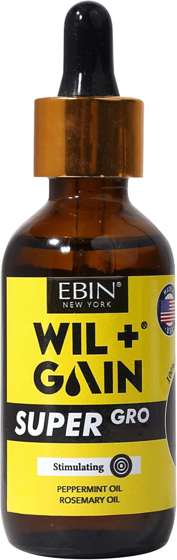 Ebin New York – 2X Strength Hair Oil Blend – Women – 60Ml – Peppermint & Rosemary For Scalp Revival And Hair Growth Support