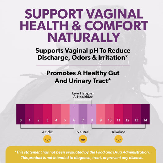 Complete Vaginal Probiotics For Women - W/Added Cranberry, D-Mannose To Promote Urinary Tract, Bladder, Gut & Vaginal Health - Ph Balance For Women - Support Uti, Bv, Yi - 60 Vegan Capsules