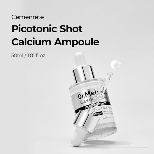 Cemenrete Picotonic Shot Calcium Ampoule For Even Skin Tone & Skin Clarity, 1.01 Fl.Oz