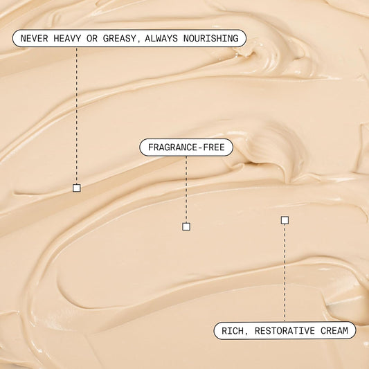 Youth To The People Adaptogen Deep Moisture Cream, Fragrance-Free Face Moisturizer, Squalane, Ashwagandha + Reishi Mushroom, Suited For Dry + Sensitive Skin, Vegan