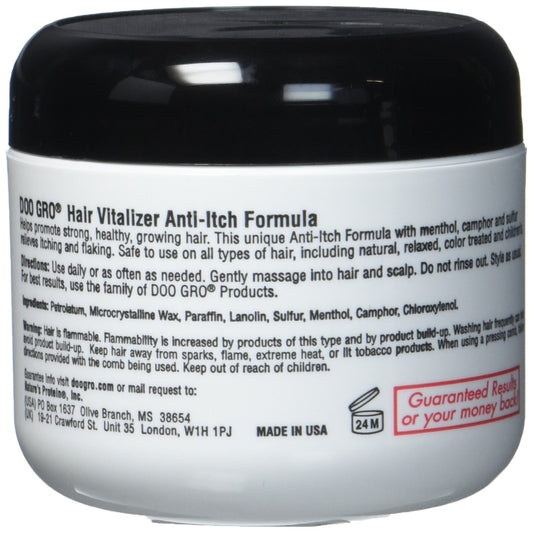 Doo Gro Hair Vitalizer, Anti-Itch Formula, 4 Ounce : Beauty & Personal Care