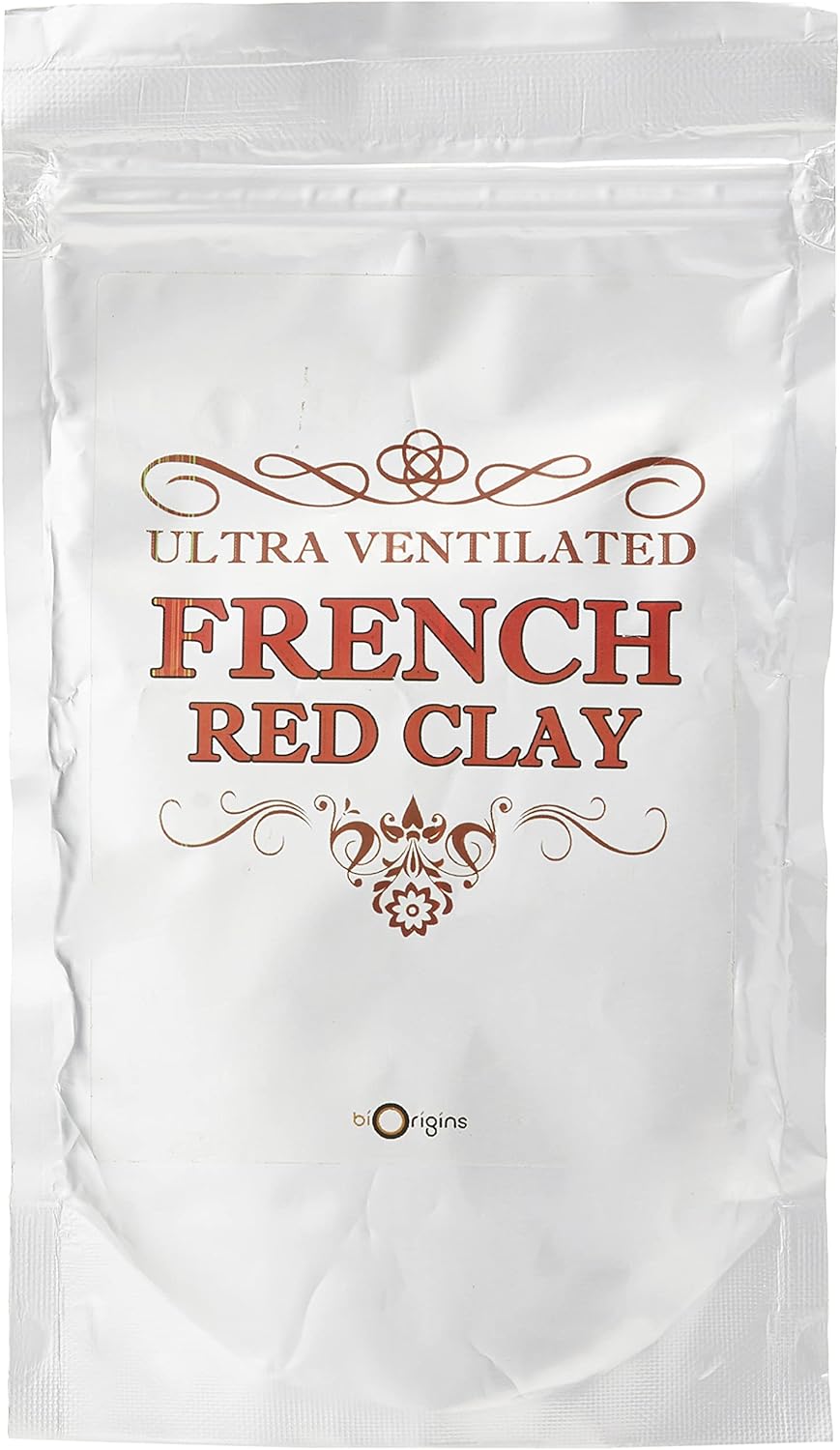 Mystic Moments | Red Ultra Ventilated French Natural Clay 100G - Pure & Natural Vegan Gmo Free