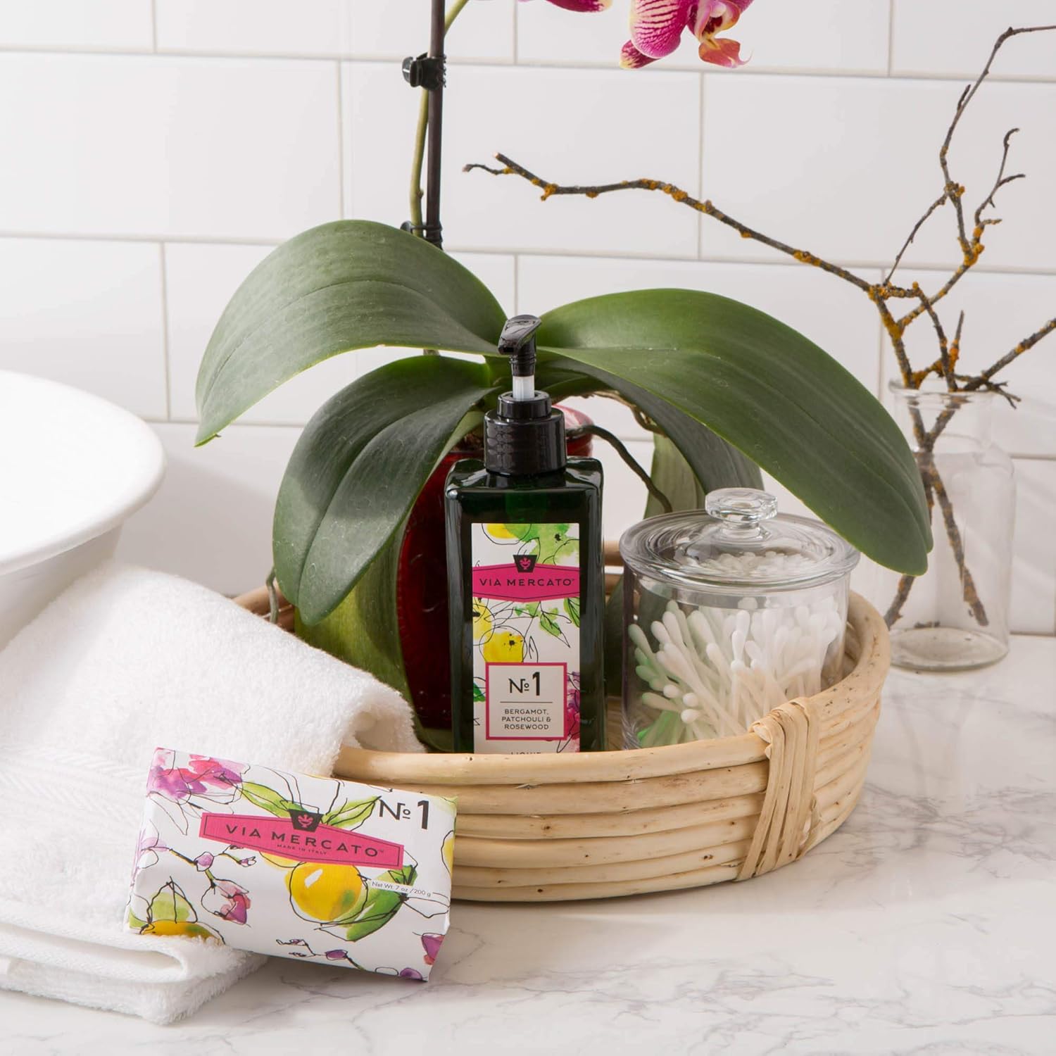 Via Mercato Italian Soap Bar (200 G), No. 9 - Grape, Black Currant & Musk : Beauty & Personal Care