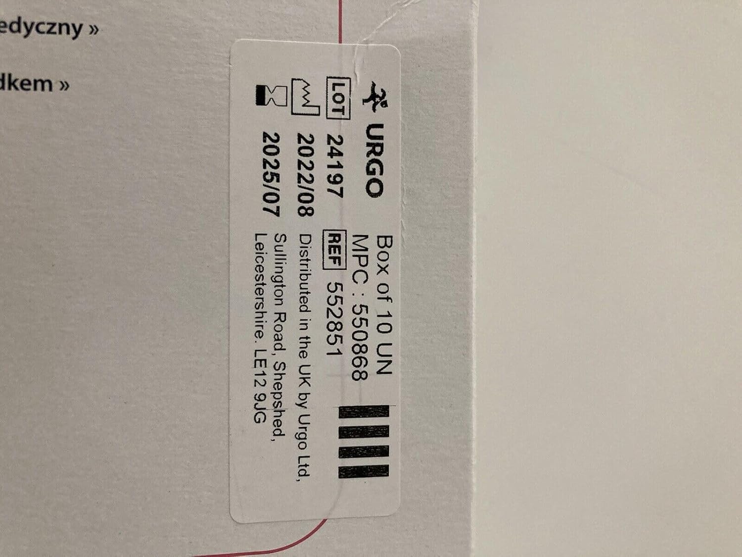 Urgotul 15X20 Cm Pack Of 10'S 354-5514