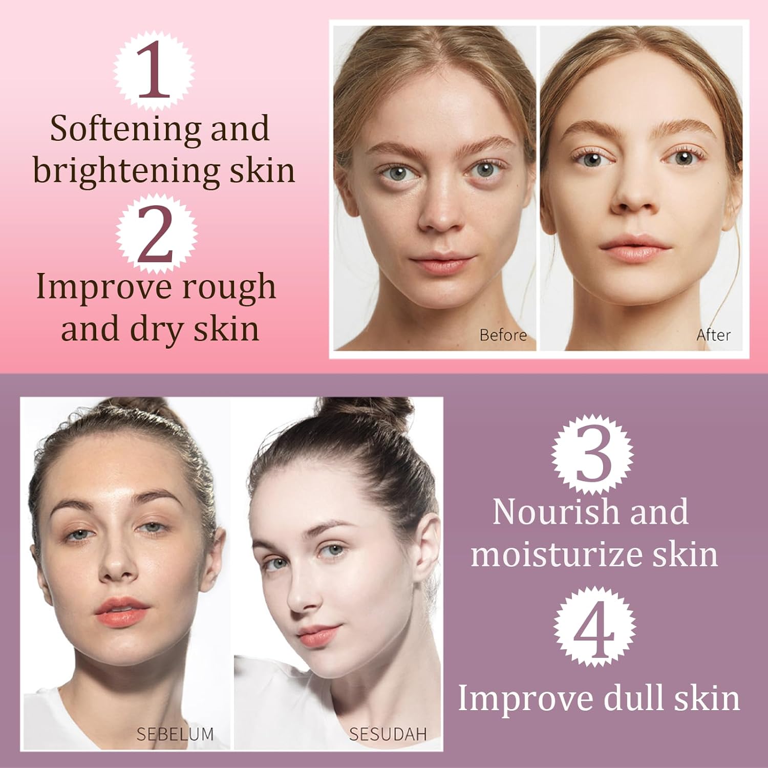 50Pcs Face Masks Set - Collagen Face Mask Overnight - Wash-Free Firming Mask Gift Sets For Teenage Girls - Face Masks Skincare For Oil Control & Moisturizing - Repair Smooth Skin For Women & Men