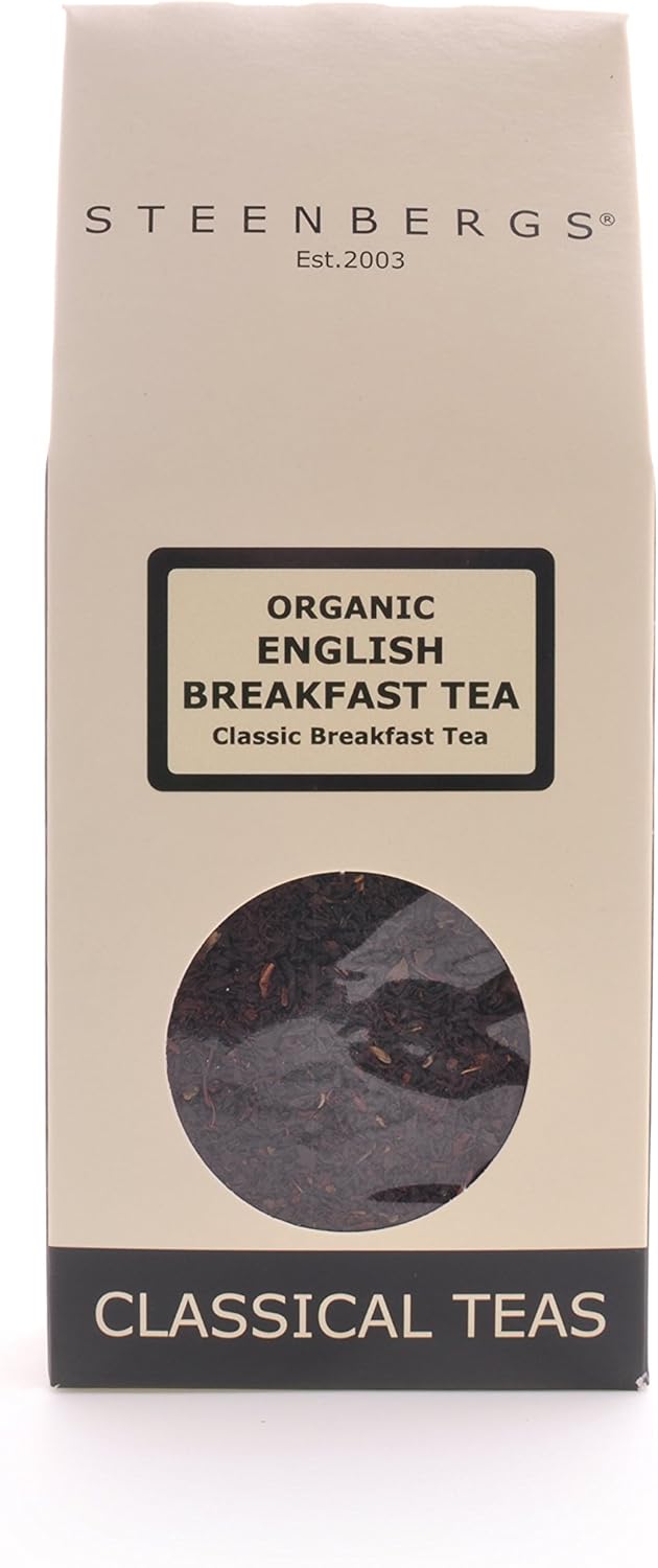 Organic English Breakfast Tea Loose Leaf 100G - Steenbergs