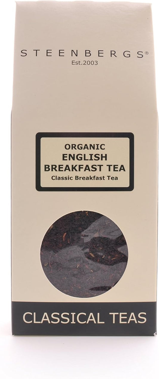 Organic English Breakfast Tea Loose Leaf 100G - Steenbergs