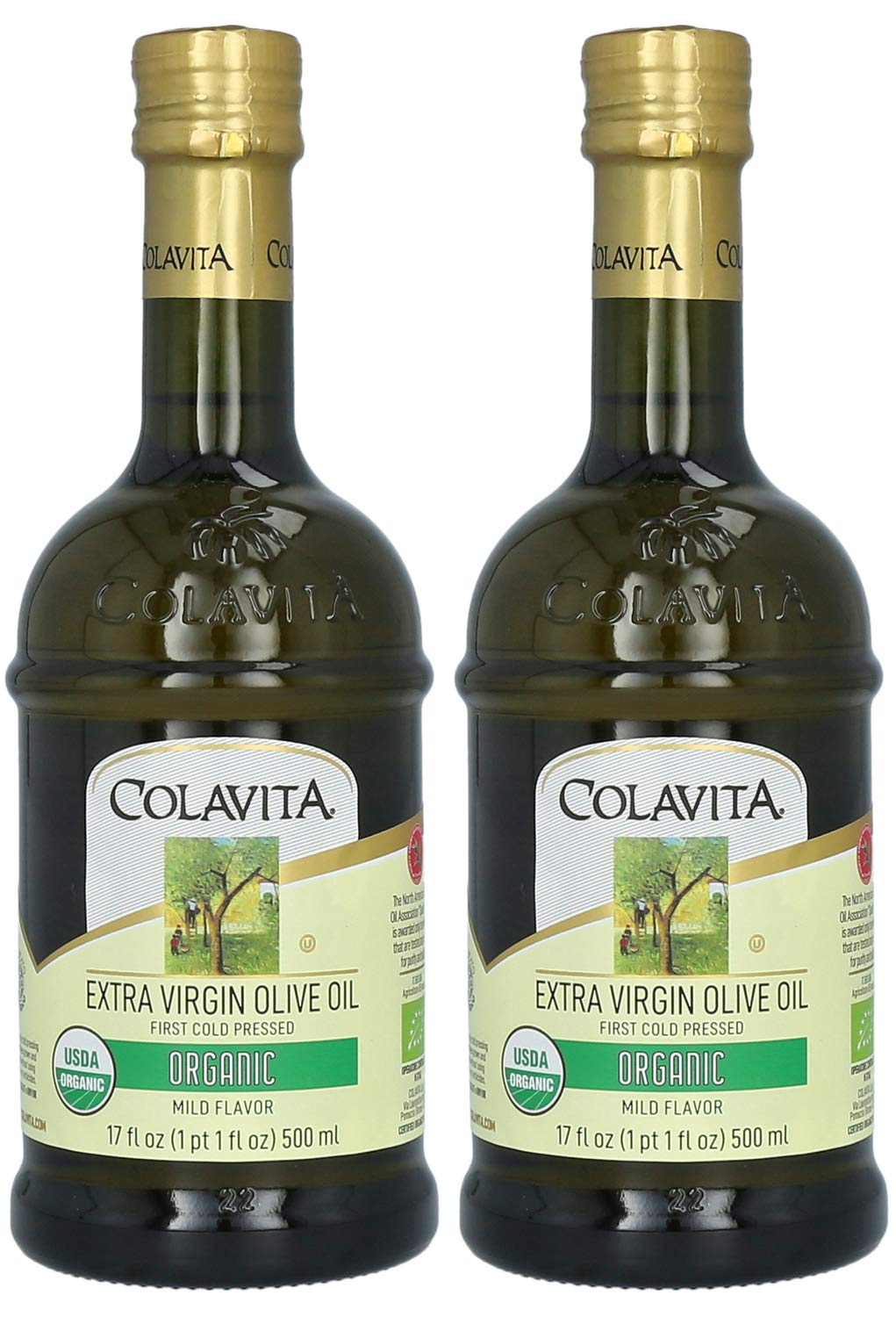 Colavita Organic Extra Virgin Olive Oil Special, 17 Fl Oz (Pack of 2)