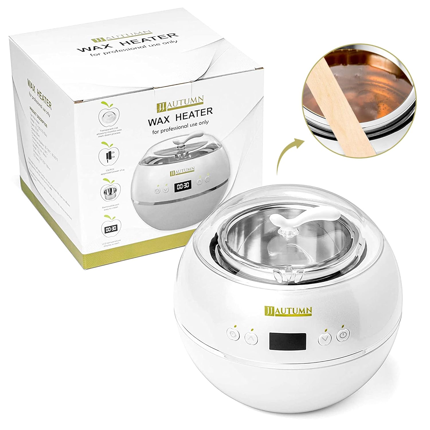 Professional Wax Warmer For Hair Removal | Hot Wax Heater And Melter For Hard And Soft Waxing - Body And Facial
