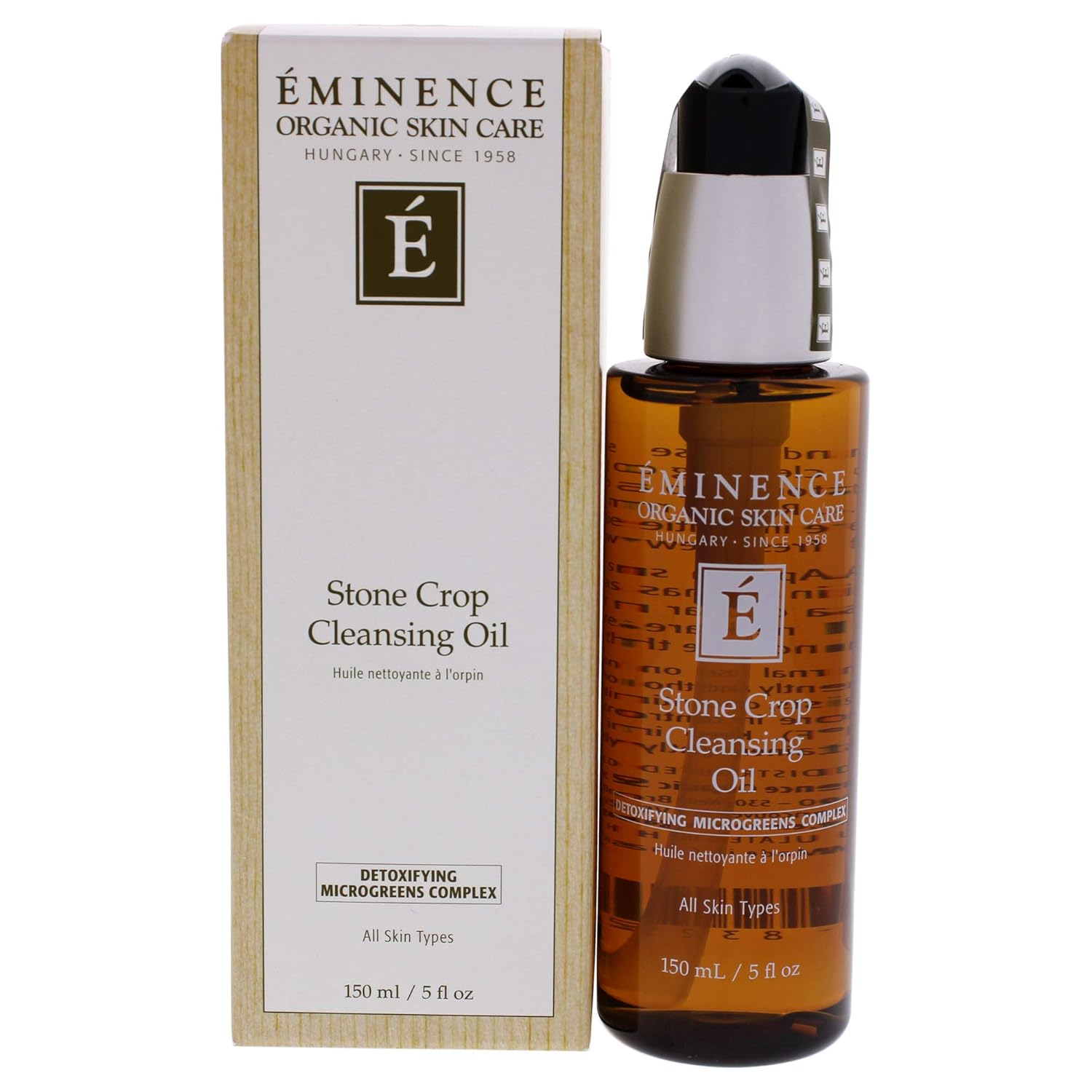 Eminence Organic Skincare Stone Crop Cleansing Oil, Multi, Unscented, 5 Fl Oz : Beauty & Personal Care