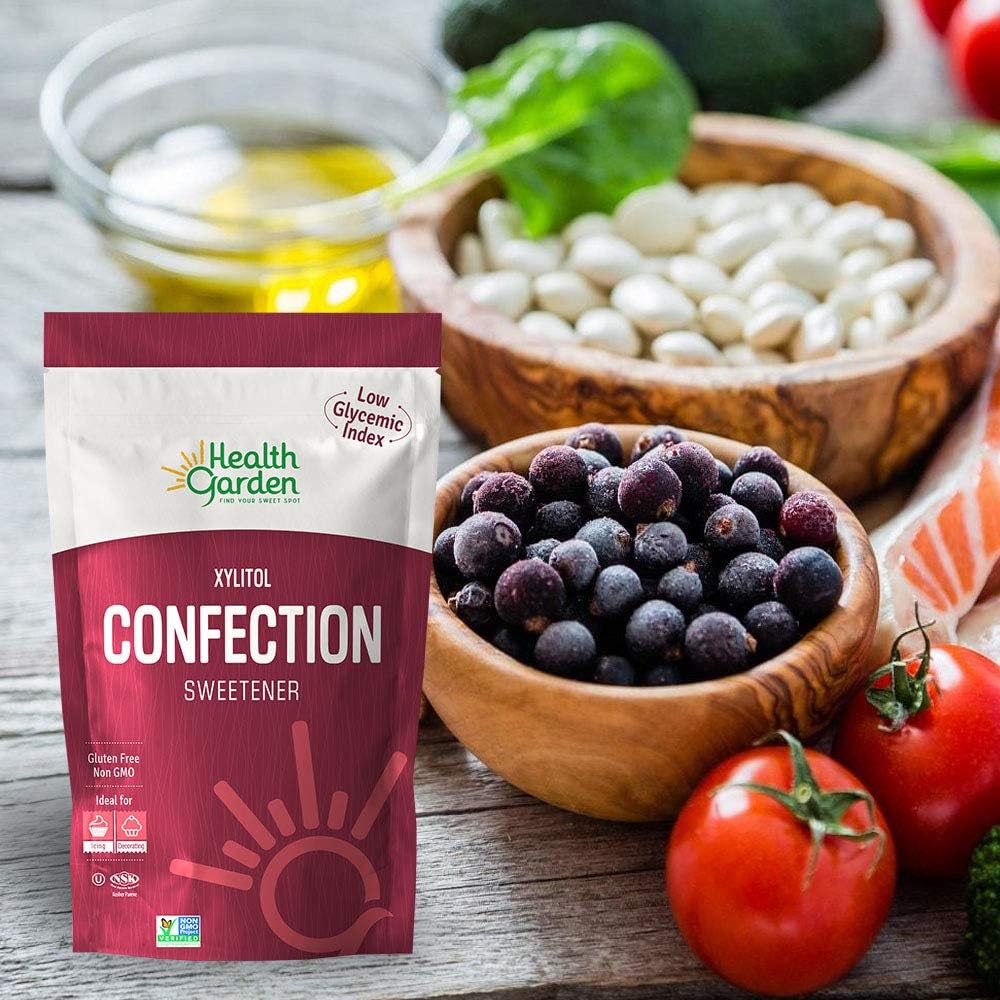 Health Garden Birch Xylitol Confection Sweetener - Non Gmo - Kosher - Made In The U.S.A. - Keto Friendly (14 Oz) : Grocery & Gourmet Food