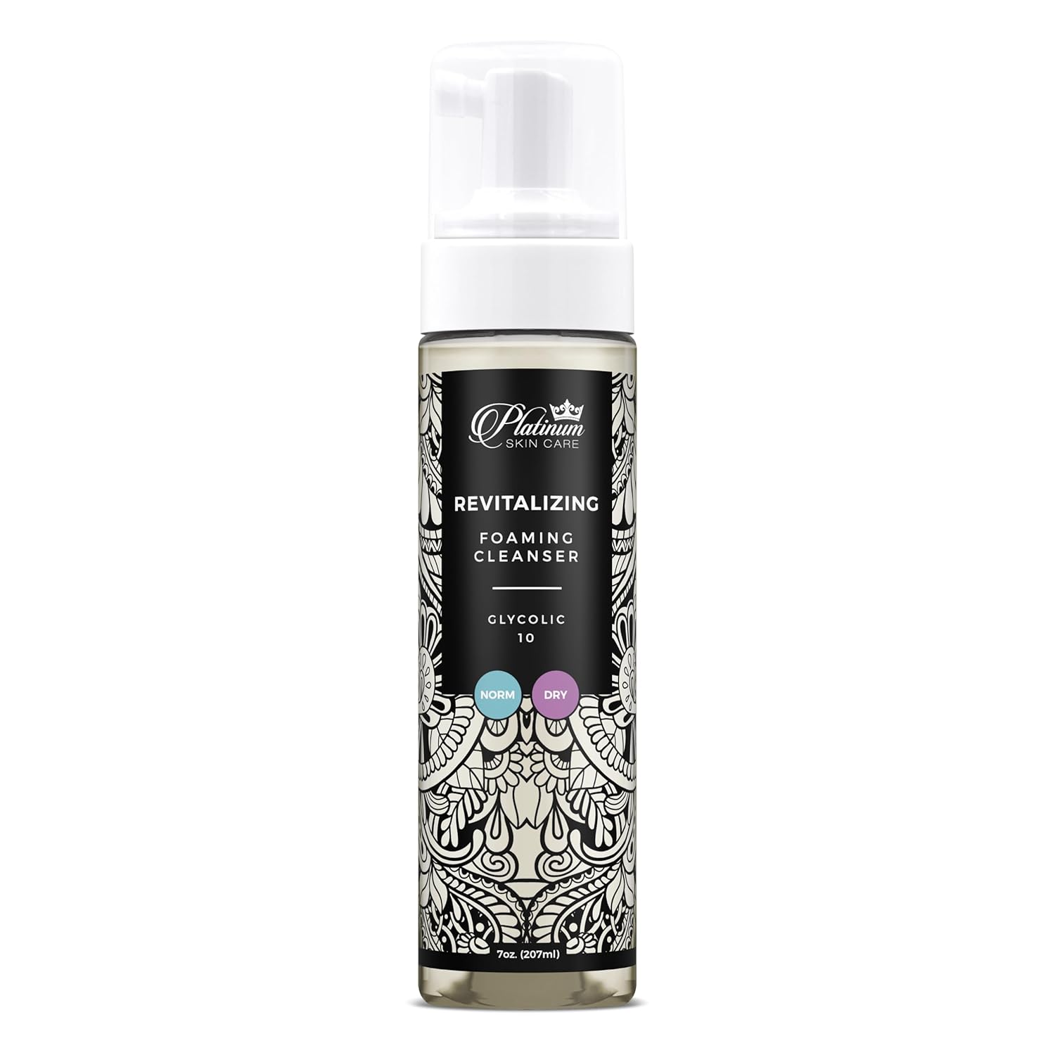 Platinum Skin Care Revitalizing Foaming Cleanser: 10% Free Acid Value 7Oz. : Beauty & Personal Care