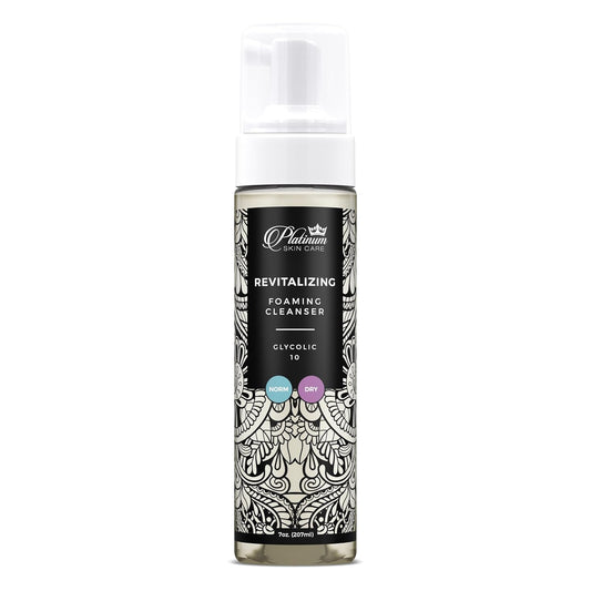 Platinum Skin Care Revitalizing Foaming Cleanser: 10% Free Acid Value 7Oz. : Beauty & Personal Care