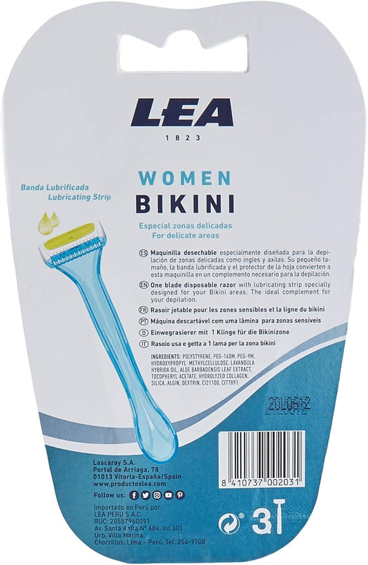 Lea Woman Bikini Disposable Razor Set 3 Pz