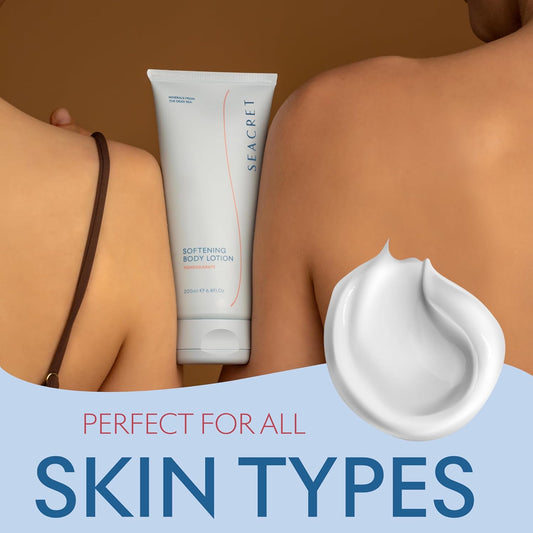 Seacret Body Lotion - Moisturizer For Dry Skin, Enriched With Minerals From The Dead Sea, Scented, 6.8 Fl.Oz