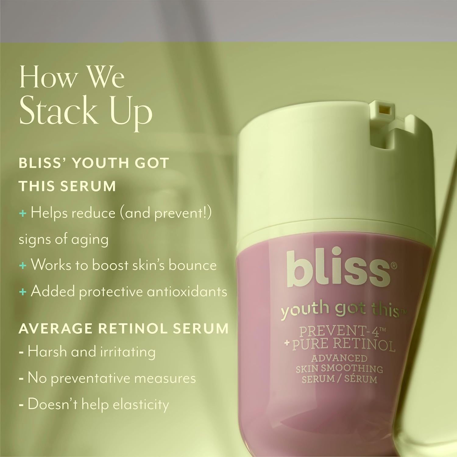 Bliss Youth Got This Anti-Aging Duo - Moisturizer & Serum, Pure Retinol and Deep Hydration : Beauty & Personal Care