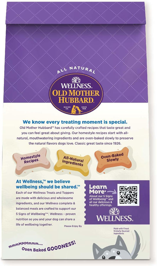 Old Mother Hubbard By Wellness Classic Original Mix Natural Dog Treats, Crunchy Oven-Baked Biscuits, Ideal For Training, Small Size, 20 Ounce Bag
