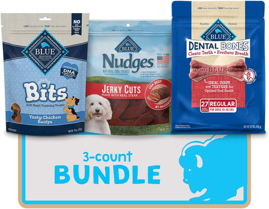 Blue Buffalo Dog Treats Variety Bundle