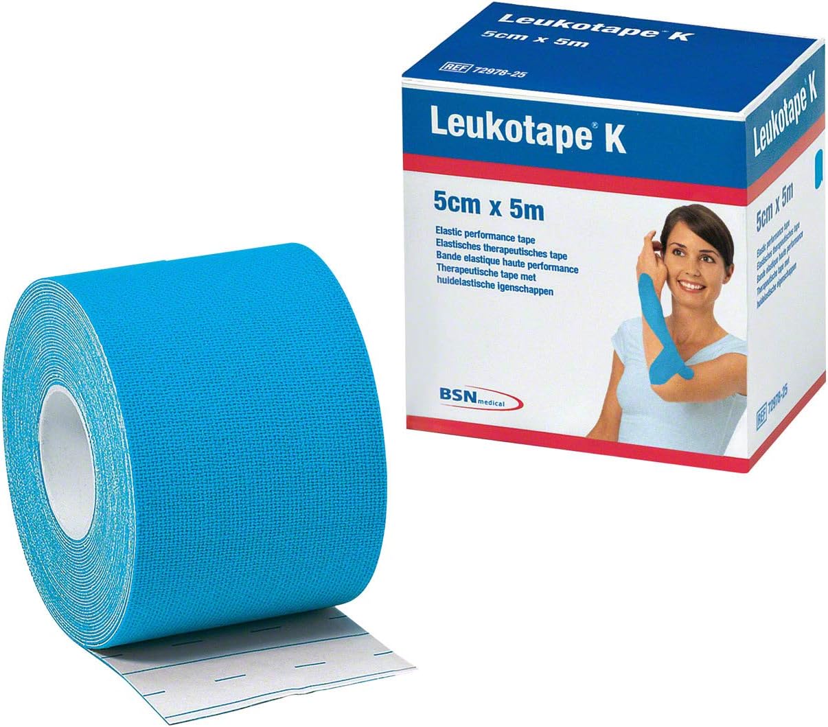Leukotape K Medical Elastic Adhesive Tape, 5 Cm X 5 Mt