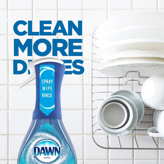 Bleam Cleaning Bundle - Dawn Powerwash Spray Platinum Dish Soap 16 Oz - 2 Pack Magic Eraser Original Cleaning Pads Household Cleaning Tip Card - Set