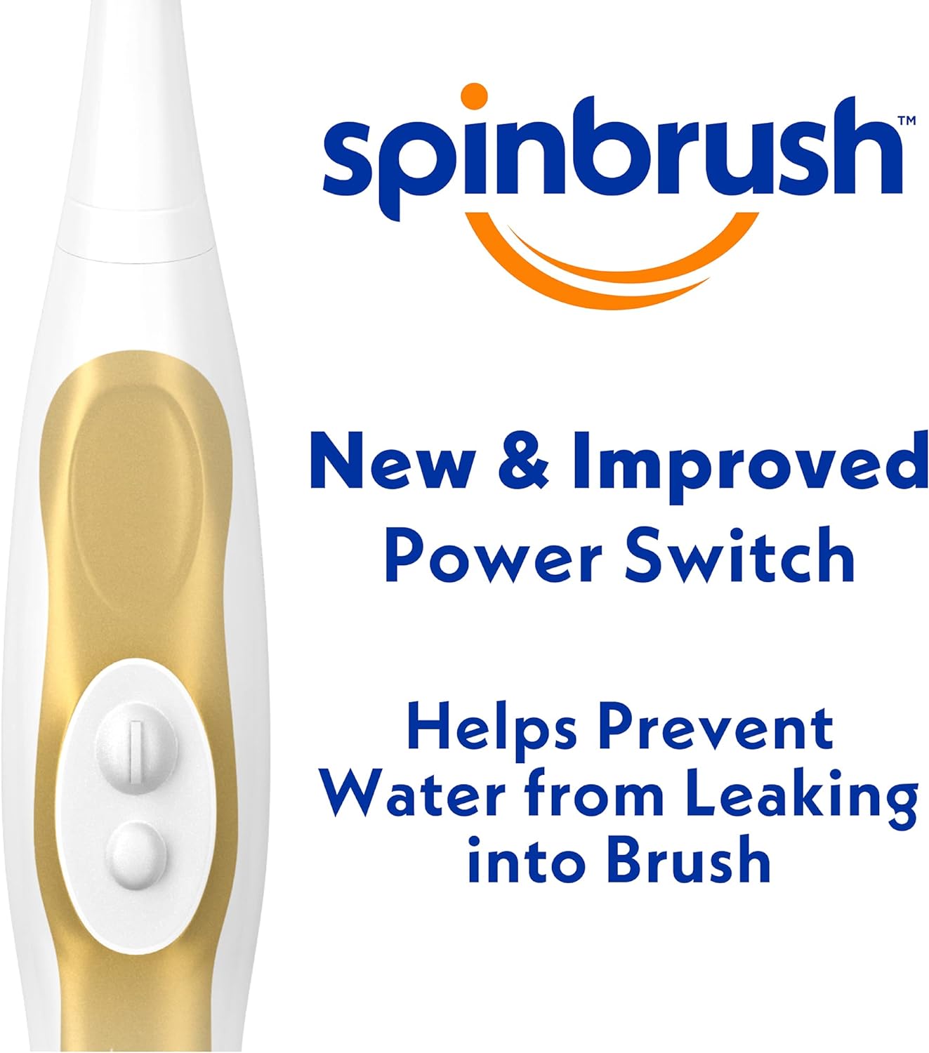 Spinbrush PRO CLEAN Battery Powered Toothbrush, Soft Bristles, 1 Count, Gold or Blue Color May Vary : Electric Toothbrush Replacement Parts : Health & Household