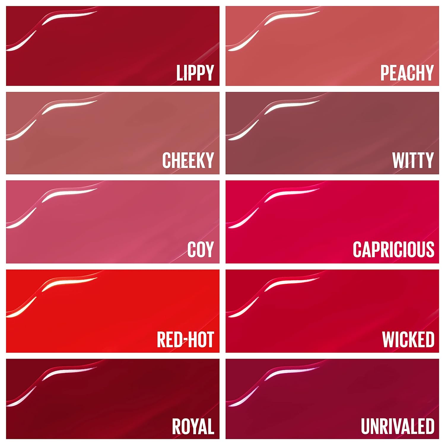 Maybelline Super Stay Vinyl Ink Longwear No-Budge Liquid Lipcolor Makeup, Highly Pigmented Color And Instant Shine, Fearless, Brown Lipstick, 0.14 Fl Oz, 1 Count : Beauty & Personal Care