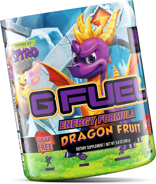 G Fuel Spyro The Dragon Energy Powder, Sugar Free, Clean Caffeine Focu