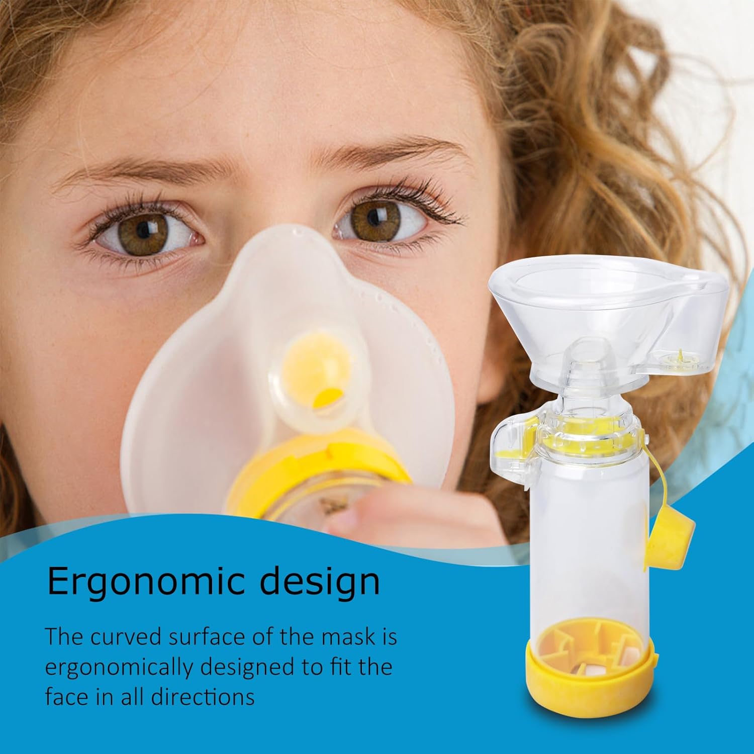 Inhaler Spacer Chamber For Kids, Aerosol Chamber Come With Mask, Sterile In Sealed Package