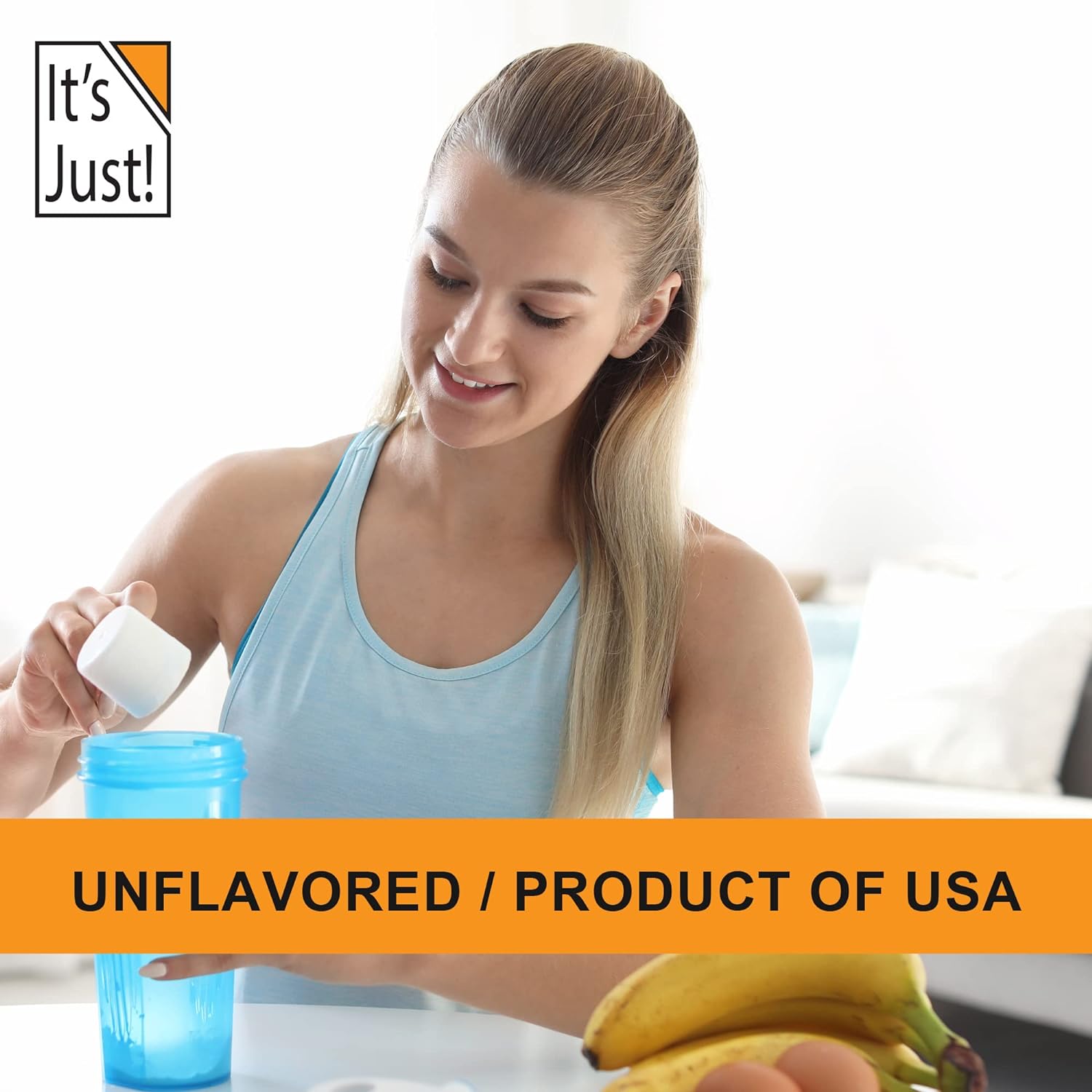It's Just! - 100% Whey Protein Concentrate, Made in USA, Premium WPC-8