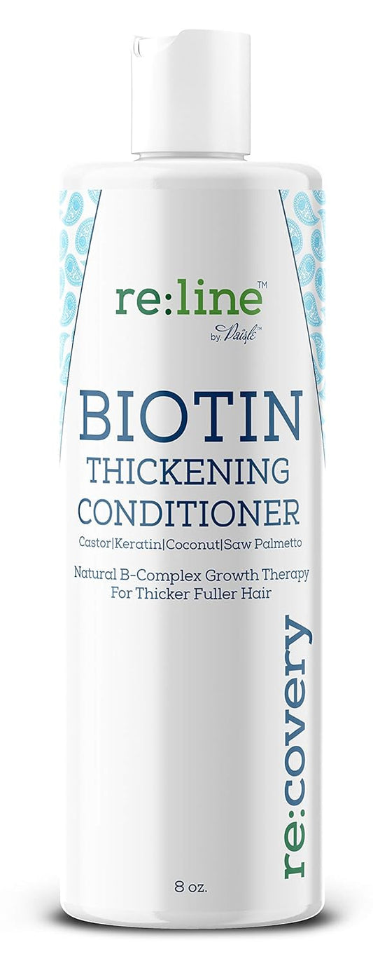 Biotin Hair Growth Conditioner for Hair Loss Natural Thickening Volume Conditioner for Fine Hair Volumizing Deep Treatment for Thinning Color Treated Hair Sulfate Free with Castor Oil for Woman & Men