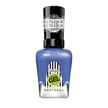 Sally Hansen Miracle Gel™, Beetlejuice Weirder & Weirder??, Long Lasting, Gel-Like Formula, No Uv Lamp Needed, Blue Nail Polish