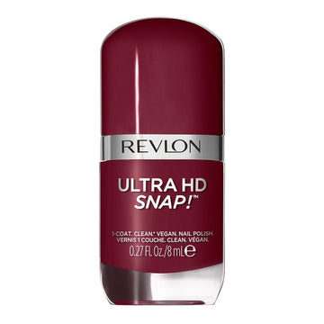 Revlon Ultra Hd Snap Nail Polish, Glossy Nail Color, 100% Vegan Formula, No Base And Top Coat Needed, 024 So Shady, 0.27 Fl. Oz