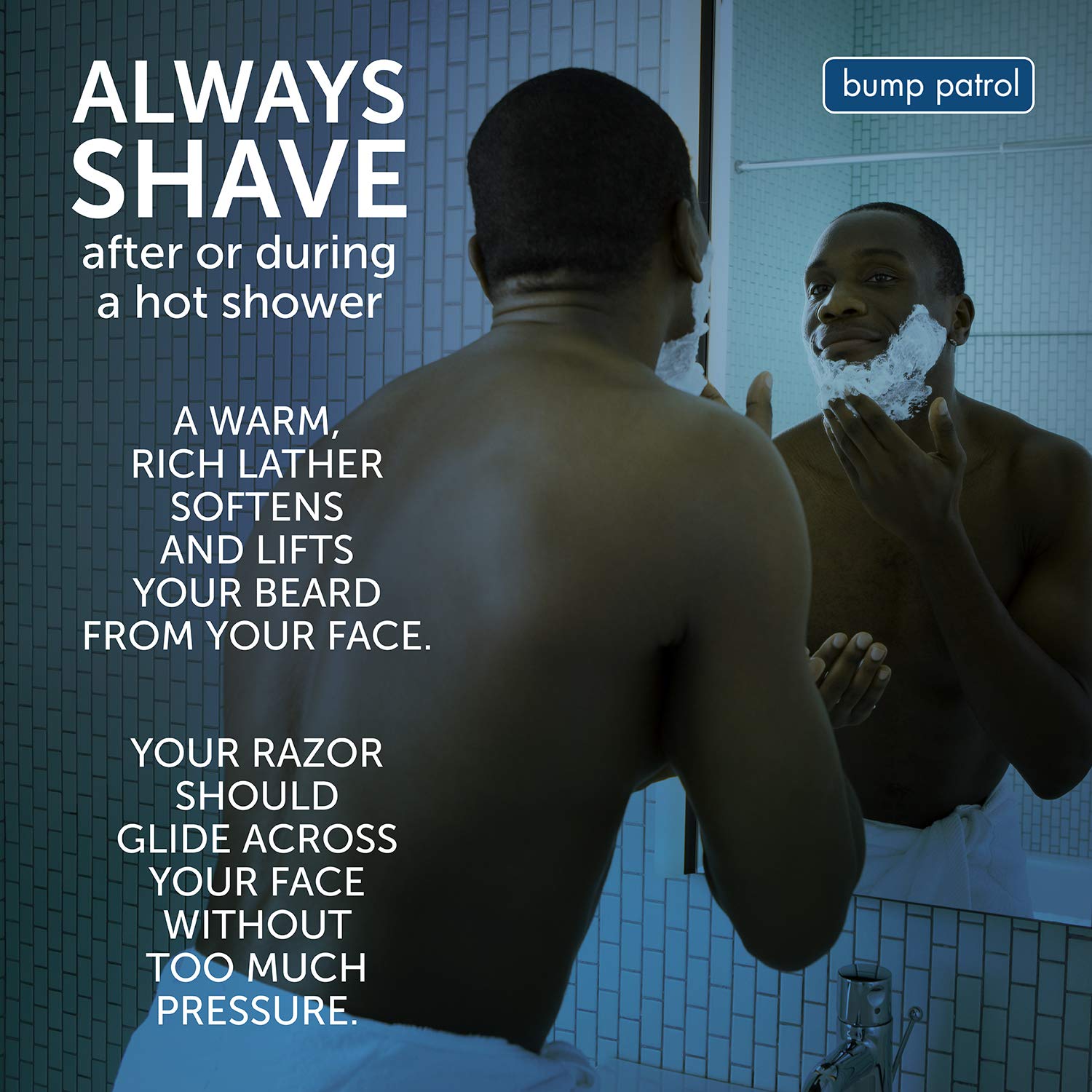 Bump Patrol Cool Shave Gel 4 Ounce Tube (Sensitive) (118Ml) : Beauty & Personal Care