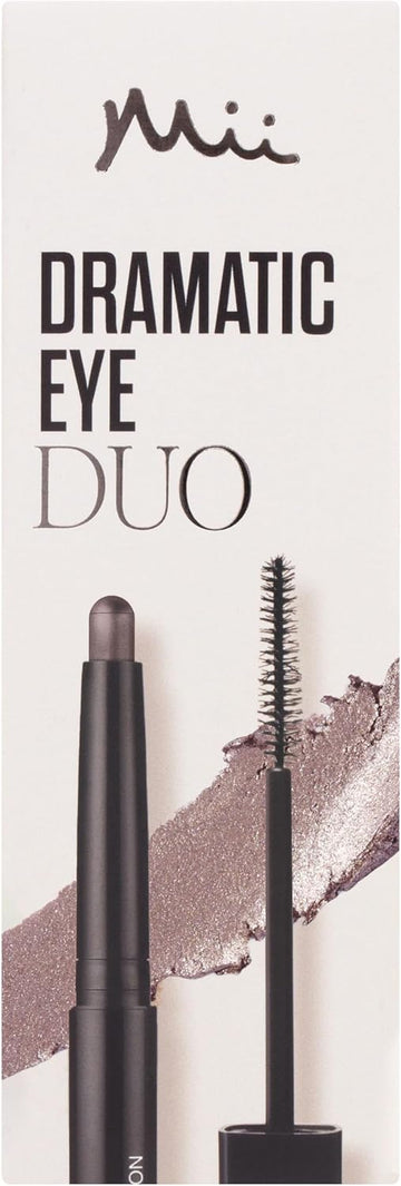 Mii Cosmetics Dramatic Eye Mascara And Eyeshadow Duo Gift Set | Professional Eye Makeup Set With Eyeshadow Stick And Lengthening Mascara | Makeup Gift Set For Women, Perfect Makeup Bundle | Rose Gold