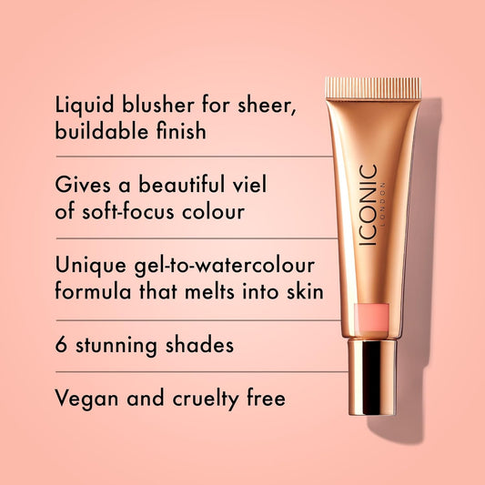 Iconic London Sheer Blush 12.5Ml Cheeky Coral