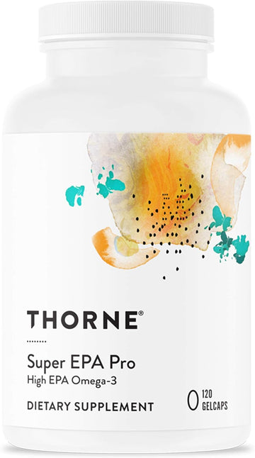 Thorne Super Epa Pro - Omega-3 Fish Oil With High Concentration Epa - Promotes Blood Lipid Support - 1300Mg Epa And 200Mg Dha - 120 Gelcaps