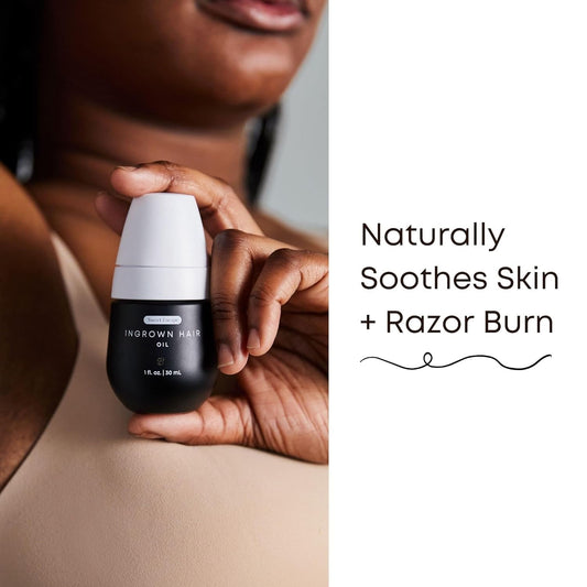 Bushbalm Ingrown Hair Oil - Helps Prevent And Repair Skin From Ingrown Hairs, Razor Burn & Underarm Bumps - Soothe Skin From Post Shave Itchiness, Irritation And Redness, 30 Ml - Watermelon Sugar Oil