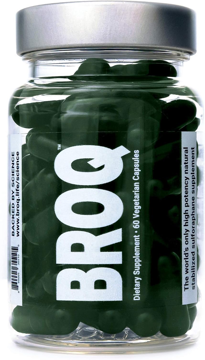 Broq - The Gold Standard Of Sulforaphane Supplements - More Than 2X Any Other Product - See Independent Lab Tests - The Worlds Only High Potency Natural Stabilized Sulforaphane - Same As Prostaphane