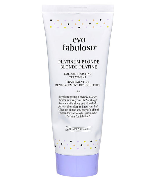 Evo Fabuloso - Platinum Blonde Toning Shampoo - Refreshes And Revives Colored Hair - Purple Shampoo To Extended Life Of Color - Treated Blonde Hair & Platinum Blonde Color Boosting Treatment - Bundle