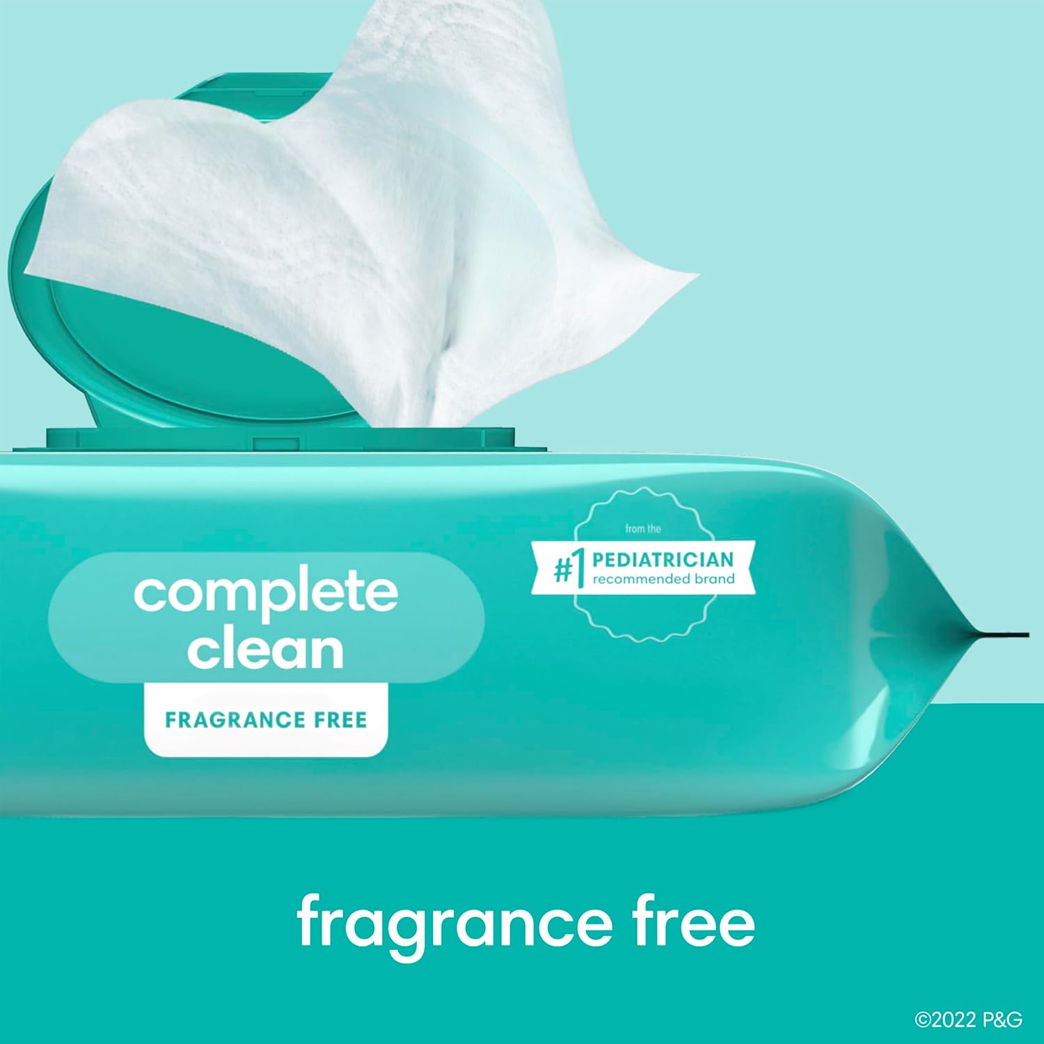 Baby Wipes, Pampers Baby Diaper Wipes, Complete Clean Unscented, 3X Pop-Top Pack, 216 Count